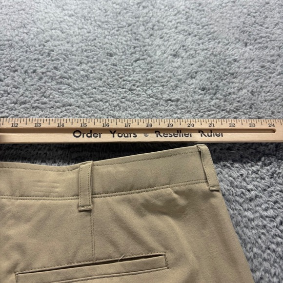 Ben Hogan Chino Pants Mens 42x32 Beige Polyester Stretch Straight Fit Golf Wear - Picture 7 of 10